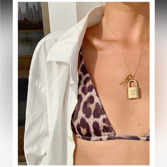 Louis Vuitton Brass Lock & Key Set - Picture 7 of 16